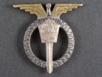 Odznak Pilot 2. třídy, číslo 924, výrobce Zukov Praha