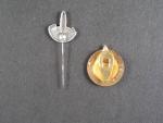 Pamětní odznak Svazu Národní revoluce č.60357 + odznak na jehlu