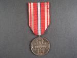 Pamětní odznak pro čs. dobrovolníky z let 1918-1919 bez monogramu OP
