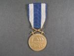 Československá vojenská medaile Za zásluhy, bronzová