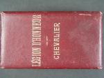 Řád čestné legie, rytíř, 3. republika 1870 - 1951, zlatý středový medailon + etue