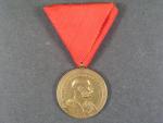 Záslužná medaile Za 40 let věrné služby z r. 1898, na stuze pro civilní osoby