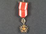 Miniatura ČS. Řádu Bílého Lva IV.stupňe, civilní skupina
