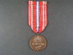 Pamětní odznak pro čs. dobrovolníky z let 1918-1919 bez monogramu OP