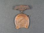 Odznak Hubertus Terezín 1932 jezd. pl. 1, děl. pl. 103