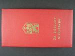 Vyznamenání - Za zásluhy o výstavbu II. vydání po roce 1960 ČSSR č.24564 + etue a dekret