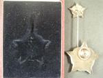 Hvězda československého partyzána + miniatura + originální etue