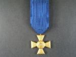 Služební kříž za 25 let služby, původní stuha
