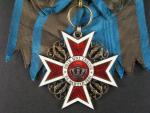 Řád rumunské koruny, velkokříž s hvězdou, civilní skupina, typ 1881-1941, originální etue