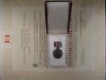 Pamětní medaile Smrt fašismu, svobodu lidu 1941-1945 + dekret a orig. etue