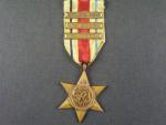Hvězda Afrika se štítky NORTH AFRICA 1942-43, 1 st ARMY A 8 th ARMY