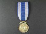 Československá vojenská medaile Za zásluhy, stříbrná