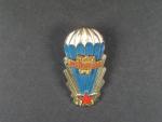 Odznak výsadkového vojska INSTRUKTOR z období 1965-1992 č.28758, druhý typ