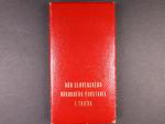 Řád Slovenského národního povstání, I.třída, č.72, originální etue