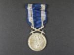 Československá vojenská medaile Za zásluhy, stříbrná