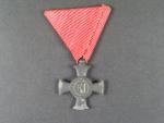 Železný Záslužný kříž, původní civilní stuha, zinek