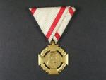 Jubilejní kříž 1908 na původní vojenské stuze