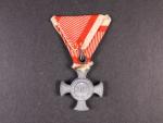 Železný Záslužný kříž, zinek, původní vojenská stuha
