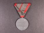 Medaile Za zranění z r. 1917 na stuze za jedno zranění