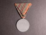 Medaile Za zranění z r. 1917 na stuze za dvě zranění