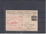 Dopis dopravený katapultovým letem z USA do anglie vyplacený 17c zn. 26.7.1929.
