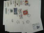 kompletní ročník obálek FDC 1993, kat. číslo 1 - 29, celkem 19 ks