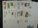 kompletní ročník obálek FDC 1996, kat. číslo 100 - 132, celkem 32 ks