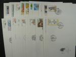 kompletní ročník obálek FDC 2004, kat. číslo 387 - 420, celkem 34 ks