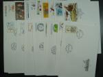 kompletní ročník obálek FDC 2009, kat. číslo 585 - 618, celkem 34 ks