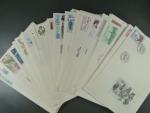 kompletní ročník obálek FDC 2010, kat. číslo 619 - 664, celkem 43 ks