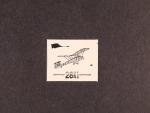 ZT přetisku 28 Kč s částečně nevyčištěné desky na kousku kříd. papíru, zk. Karásek