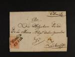 skl. dopis malého formátu do Litomyšle z r. 1853 frank. zn. Fe. č. 3, typ II s řádkovým raz. Olmütz 22.MAR, průch. a přích. raz. velmi dobrá kvalita