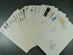 kompletní ročník obálek FDC 2009, kat. číslo 585 - 618, celkem 34 ks