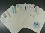 kompletní ročník obálek FDC 2013, kat. číslo 754 - 794, celkem 33 ks