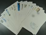 kompletní ročník obálek FDC 2007, kat. číslo 499 - 538, celkem 34 ks