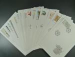 kompletní ročník obálek FDC 2006, kat. číslo 457 - 497, celkem 36 ks