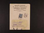 Francie - firemní obálka do ČSR frank. zn. rozsévačka s perfinem P.L.
