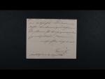 Kaunitz A. 1829 - 1897 významný šlechtic, politik - dopis z r. 1864 s vlastnoručním podpisem