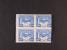 Československo (1945-1992) - zn. č. 359 ve čtyřbloku se silným posunem průseku, kat. cena 3200 Kč
