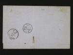 Sardinie - skl. dopis z r. 1863 do Anglie frank. zn. Mi. č. 11 (2x), Mi. 13, pod. raz. LIVORNO 23.GIU.63, průch červené raz. LONDON, přích. raz., dopis vodorovně mimo zn. preložen, zk. Bolafi