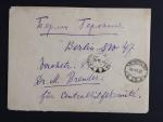 dopis do Berlína z Petrohradu 18.11.1922