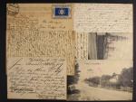 sestava 6 ks celin a celistvostí z let 1882 - 1911, zajímavé frankatury, cenzurní raz.
