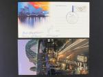 OH Sydney 2000 - oficielni celinova obalka s raz. OH a podpisy bratru Hochschornerovych, J. Mincika, a Michala Mata