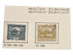 zn. č. 18 ŘZ 13 :13 1/4 : 13 3/4 : 13 1/2, typ II, + zn. 12 ŘZ 14 : 13 3/4