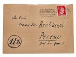 Breslau - dopis do Přerova vč. obsahu frank. zn. 12pf A.H., pod. raz. BRESLAU 1 11.9.44