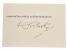 Podpisy a autogramy - Malíři - Svolinský Karel 1896 - 1986, význačný malíř a grafik - poděkování za blahopřán í s vlastnoručním podpisem