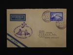 Německo - celistvost do Londýna s pod. raz. LUFTSCHIFF GRAF ZEPPELIN 18.8.1931 + fialový let. kašet ENGLANDFAHRT 1931
