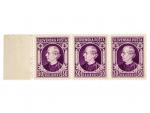 Zn. 28A 3-páska VV, dvojitá perforace, bez lepu
