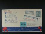 Macau - let. dopis přepr. 1. letem Macau - USA, pod. raz. MACAU 1937, let. kašet, přích. raz. GUAM 30.4.1937