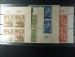 zn. Mi. č. 850 - 853 4-bloky s 850 DV světlý kšilt **
